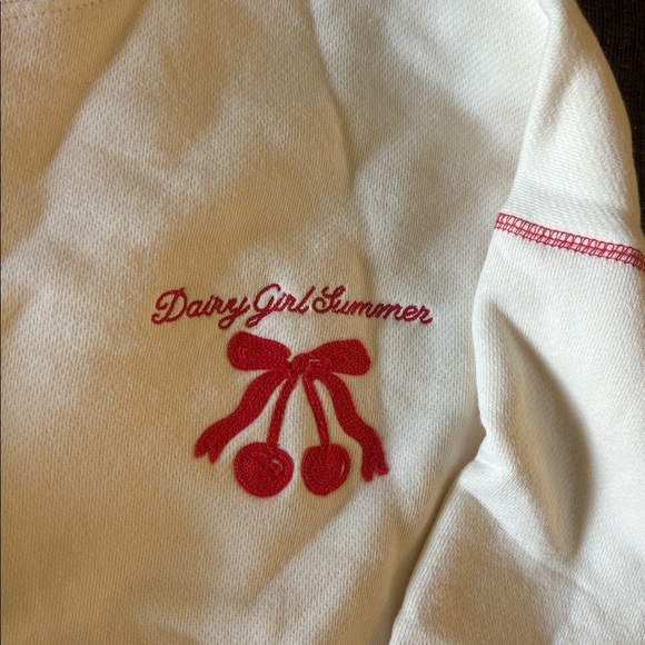 Dairy Boy Cream Sweater "Dairy Girl Summer" - Picture 4 of 8